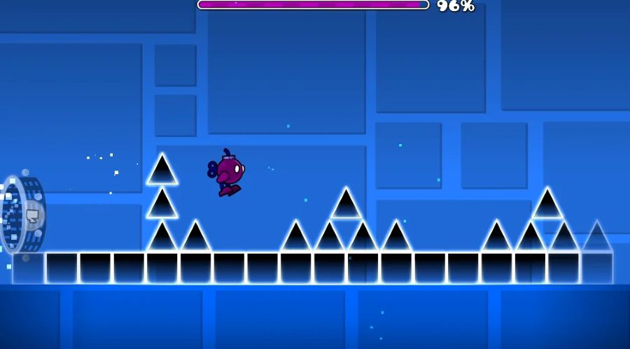 how to enable percentage in geometry dash