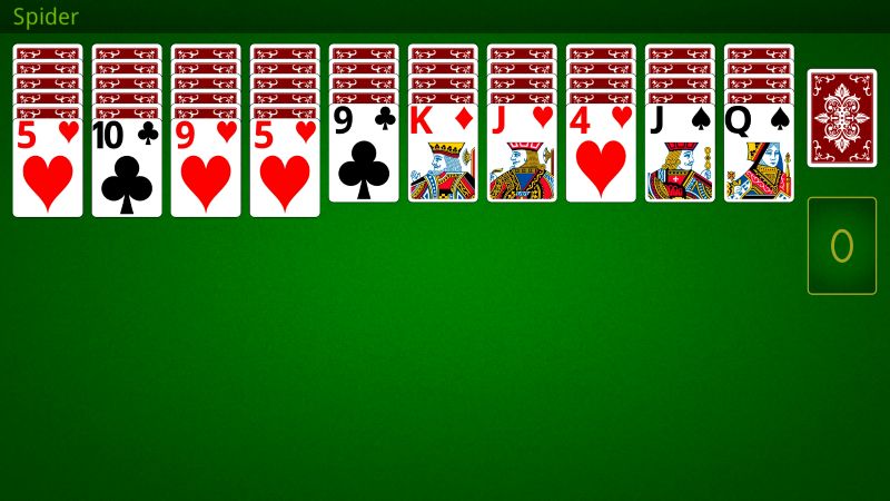 how to play spider solitaire